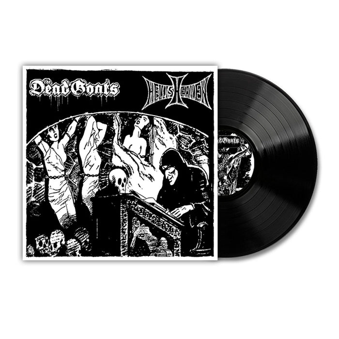 THE DEAD GOATS / HELLISHEAVEN - Split (Vinyl)