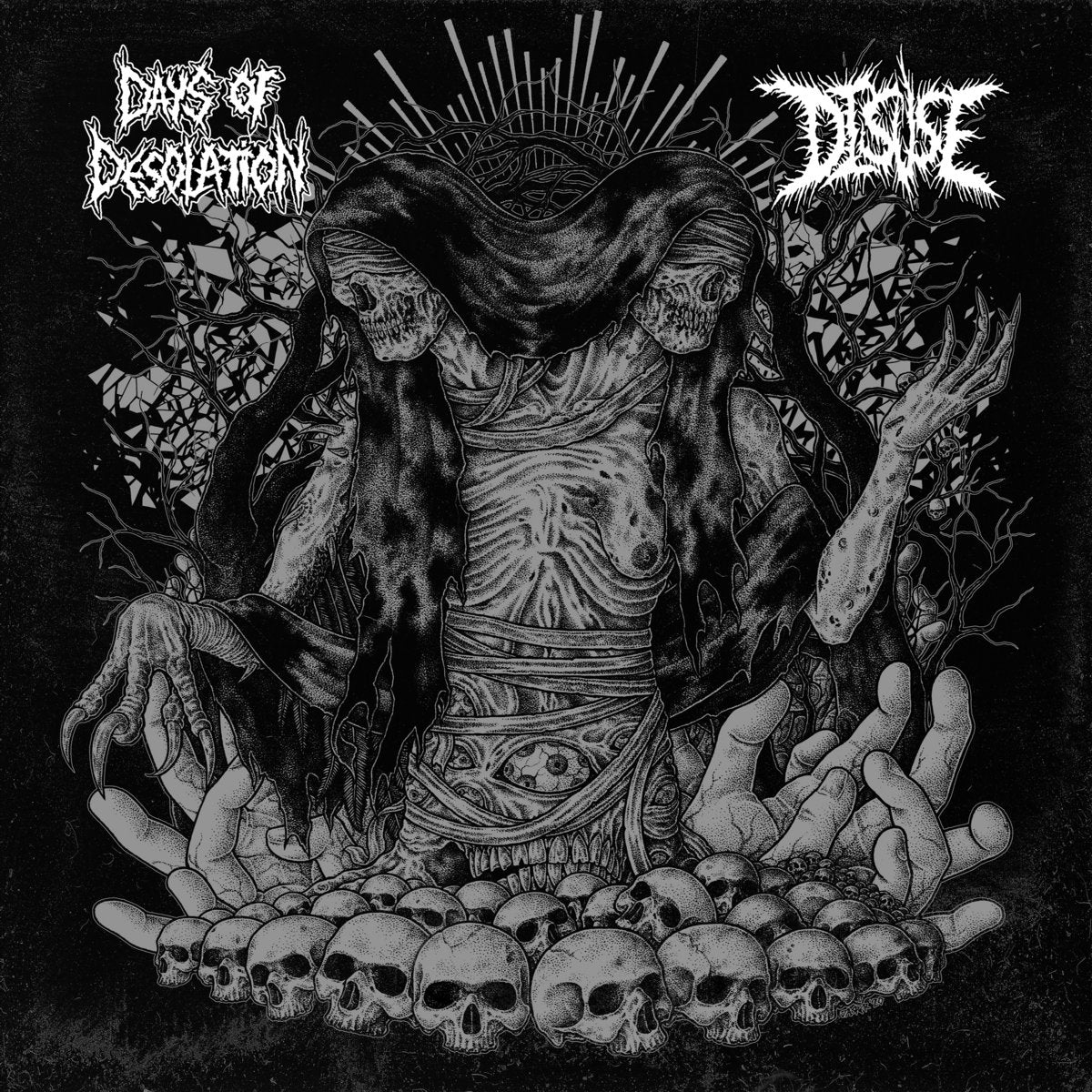 Days of Desolation / Disuse - Split (Vinyl) — Gore House Productions